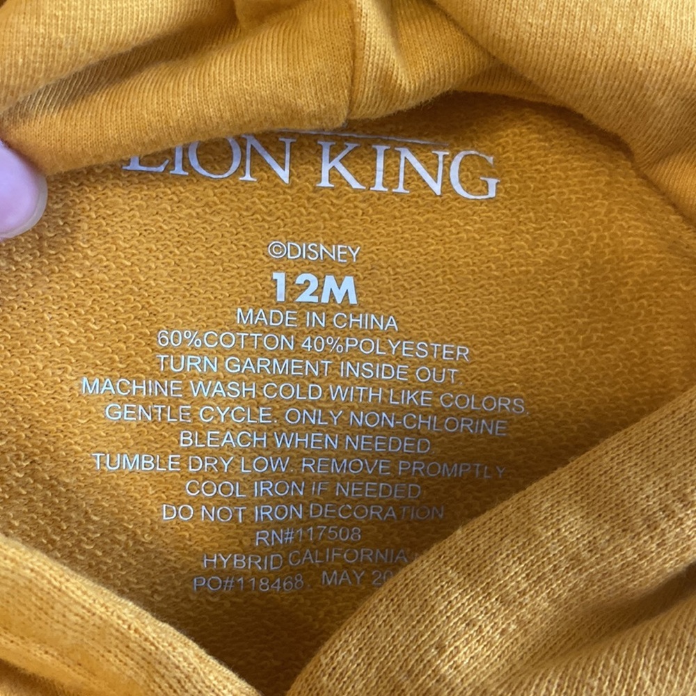Disney lion king Simba hoodie - Picture 5 of 6